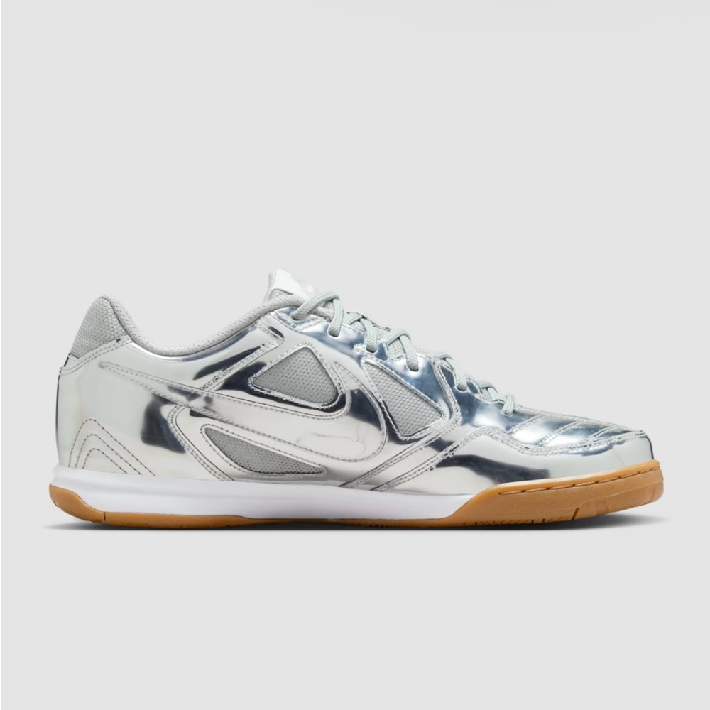 Nike Gato LV8  Metallic Silver  Sneakers  (New with Box) - Picture 2 of 5
